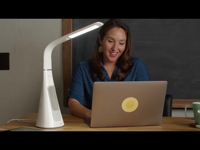 OttLite SanitizingPRO LED Desk Lamp with UVC Air Purifier