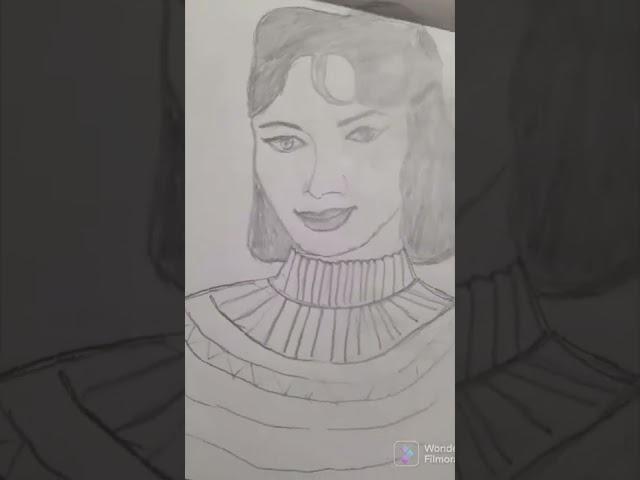 sadhana actress sketch