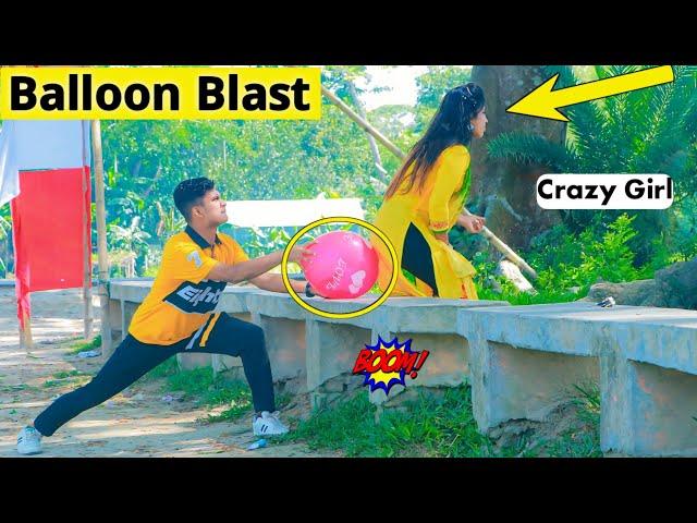 Crazy Balloon Blast PRANK in 2025! Best Prank Video So Funny REACTION on Public..