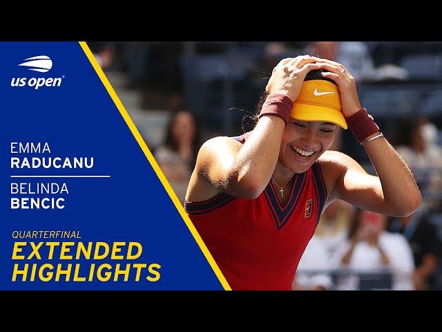 Emma Raducanu vs Belinda Bencic Extended Highlights | 2021 US Open Quarterfinal