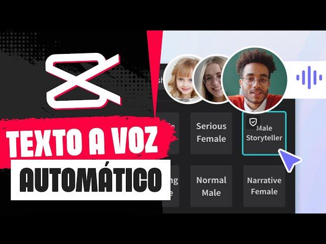 Tutorial CAPCUT PC ️ TEXTO A VOZ, Contenido AUTOMATIZADO para REDES SOCIALES | Editor de video