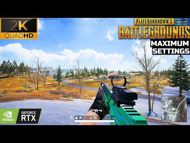 PUBG PC 1440p Maximum Settings Gameplay | Nvidia RTX 3060 ti