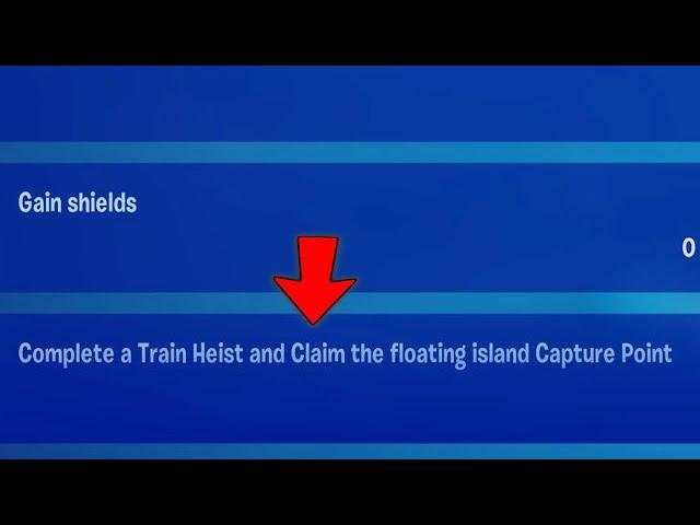 Complete a Train Heist and Claim the floating island Capture Point