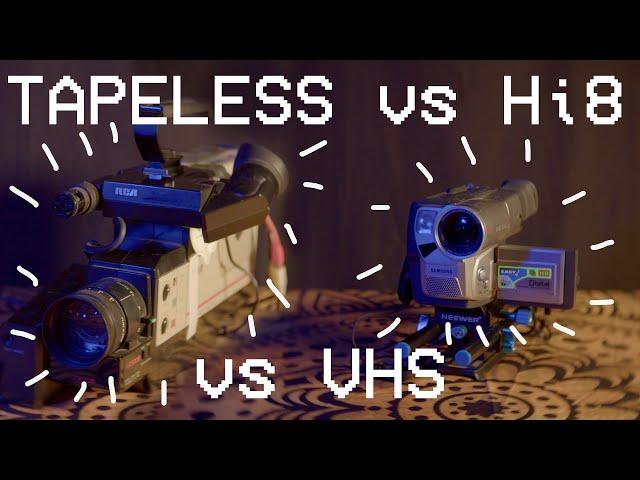 VHS vs Hi8 vs Tapeless | Comparison Video