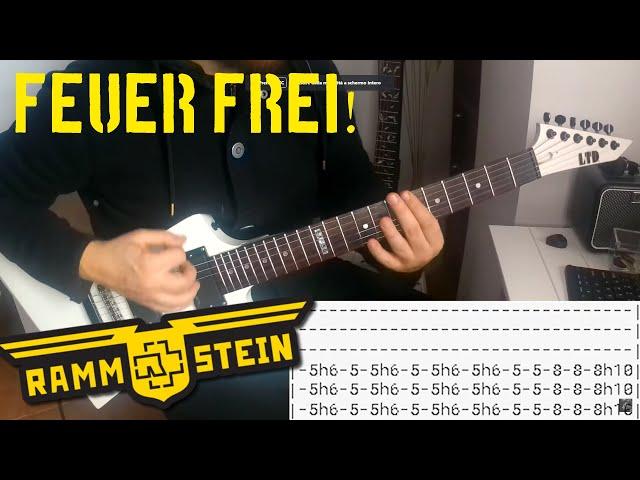 Rammstein - Feuer Frei! |Guitar cover| |Tab|