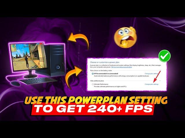 FREE FIRE 240+ FPS POWERPLAN That Actually Works! II HOW TO GET 240+ FPS IN FREE FIRE