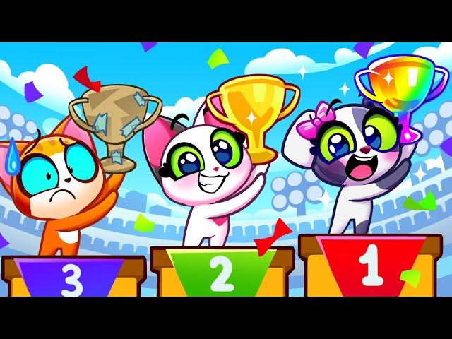 Fun Sports Day ‍️ Obstacle Run  Teamwork + More Interactive Fun Cartoons for Kids  Purr-Purr