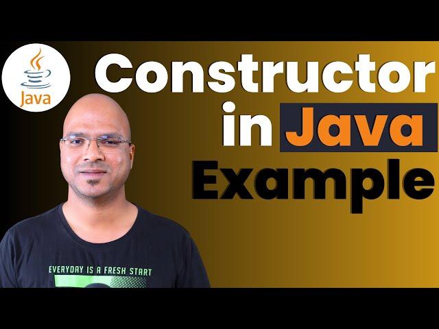 #4.3 Java Tutorial | Constructor Example