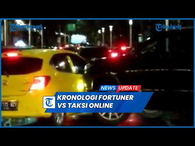 Kronologi Pengemudi Fortuner Ancam Driver Taksi Online Pakai Samurai Versi Korban