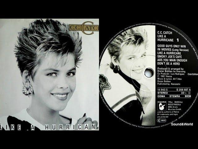 C.C. Catch – Like A Hurricane (Vinyl, LP, Album) 1987.
