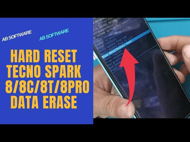 hard reset tecno Spark 8/8c/8t/8pro remove password pattern pin code factory data reset