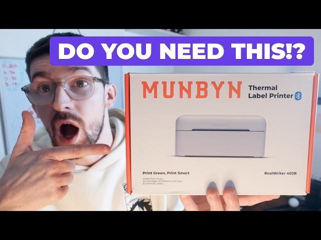 Does Your Small Business Need One of These?! MUNBYN Thermal Label Printer Review