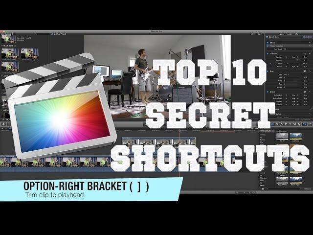 Learn 10 Great Final Cut Pro X Shortcuts