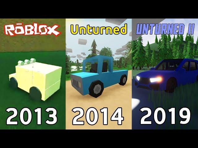 The History of Cars in Unturned (Deadzone - Unturned II)