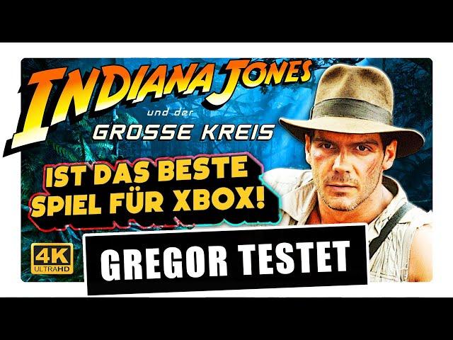 Gregor testet INDIANA JONES UND DER GROSSE KREIS  Das wohl BESTE XBOX-Spiel im 4K-Review! (Test)