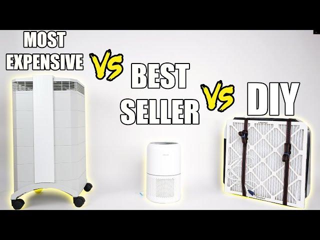 Air Purifier Battle! - IQair Healthpro Plus vs LEVOIT vs DIY - TESTS & REVIEW