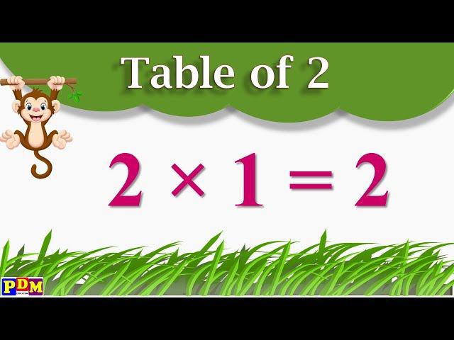 Table of 2 | Table of Two /Learn Multiplication Table of 2 x 1 = 2 |2 ka table,Times Table Practice,