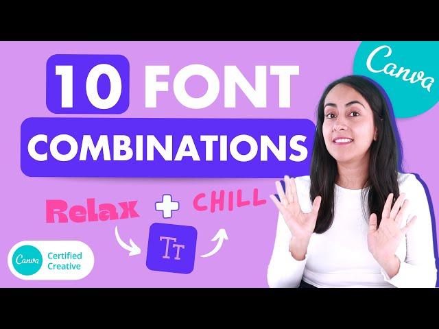 Design Trends: 10 Great Canva font combinations + 10 Canva Templates (Don't miss it out!)