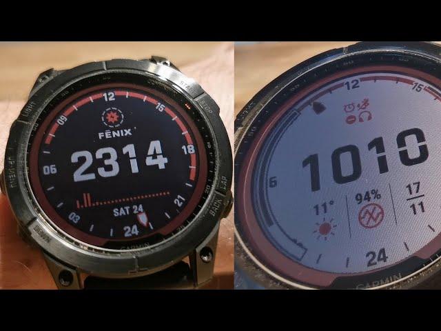 Garmin Fenix 7 Tips and Tricks part 1 - Default Watch Face