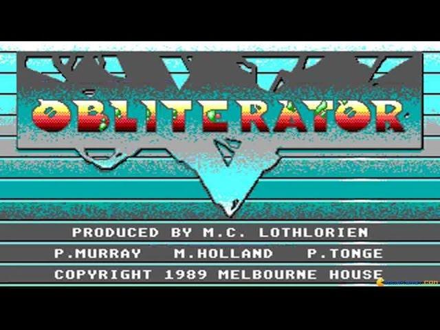 Obliterator gameplay (PC Game, 1988)