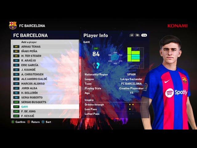 BARCELONA FACEPACK 2022/2023 | SIDER AND CPK | EFOOTBALL PES 2021 PATCH 2023