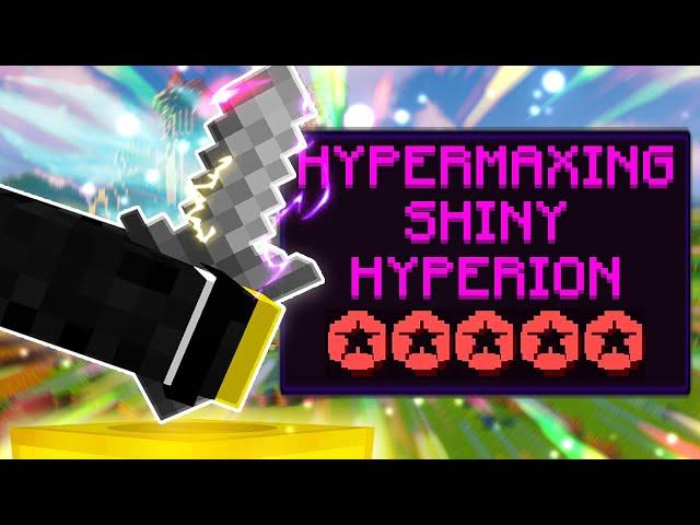 HYPERMAXING the NEW RAREST Weapon in the Game (Hypixel Skyblock)