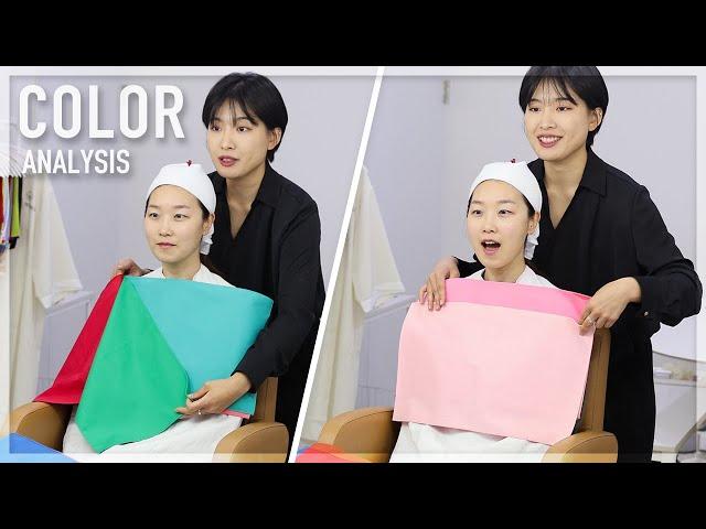 ASMR / Finally, Personal color analysis discovered my color in Seoul.