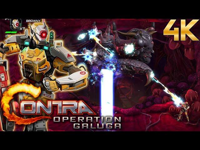 Contra: Operation Galuga - Arcade Hard - No Death Clear (Browny / No Perks)