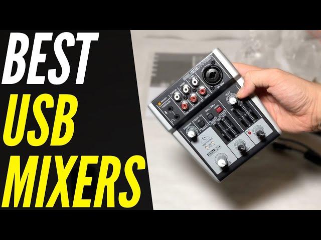 TOP 5: Best USB Mixers For 2022 - Multi-Channel Audio Mixer Interface For Live Streaming!