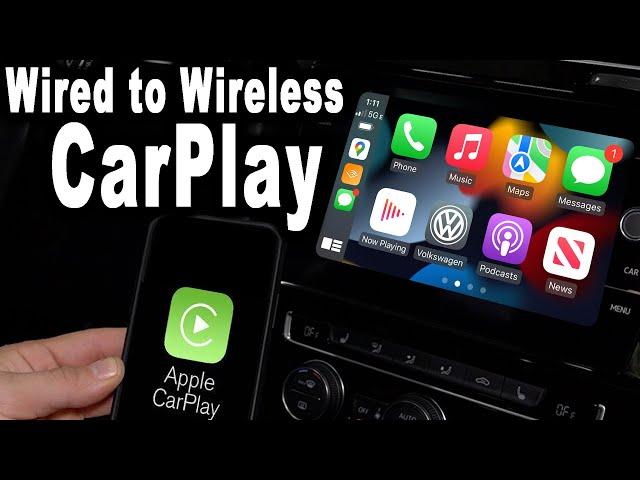 How To Convert WIRED to WIRELESS CarPlay