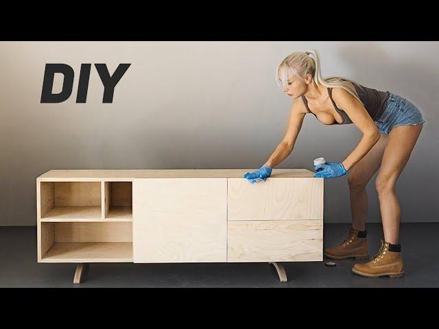 Chest of drawers made of plywood. HANDMADE chest of drawers! Where has Irina been?