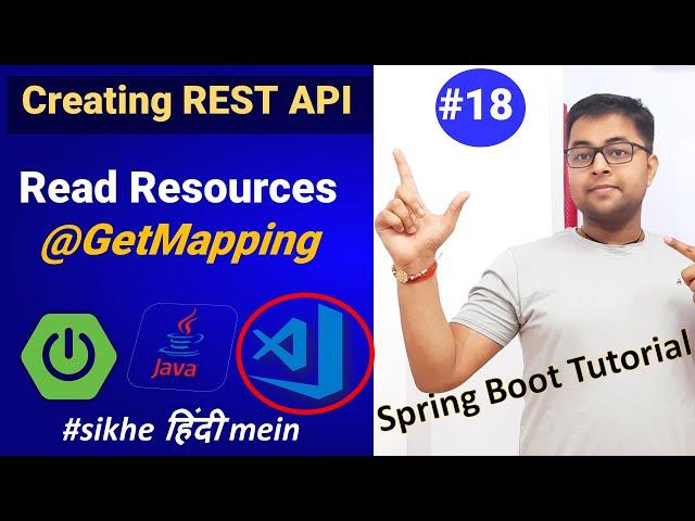 Creating REST API using Spring Boot  | Creating GET functionality | Full Project setup and Code