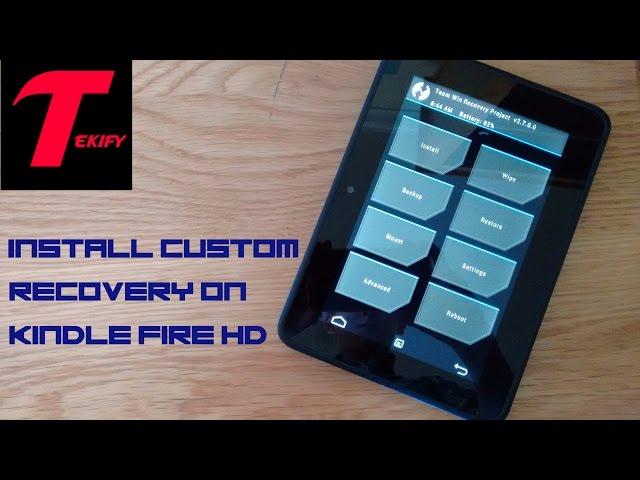 Install Custom Recovery (TWRP) On Kindle Fire HD 7 (2012) 7.5.1 (EASY!)