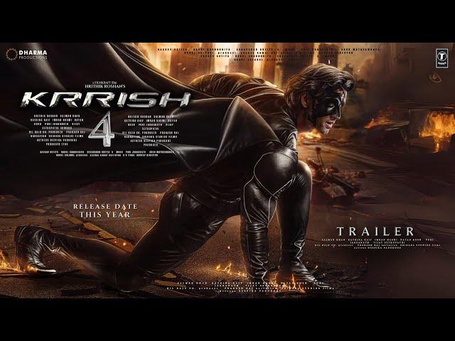 KRRISH 4: Return Of Jaadu - Hindi Trailer | Hrithik Roshan | Priyanka Chopra | Tiger Shroff,Gaurav B