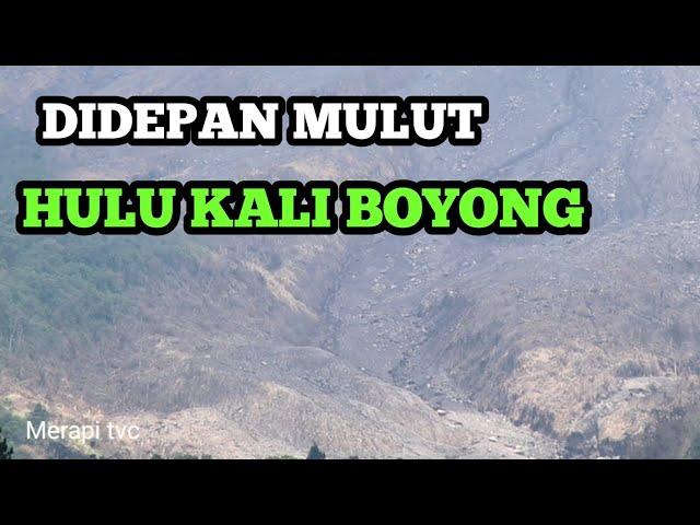 Merapi hari ini lihat hulu kali boyong