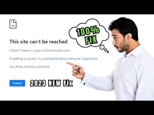 How to FIX "This Site can't be reached" in Chrome 2023 (Windows 10/11)