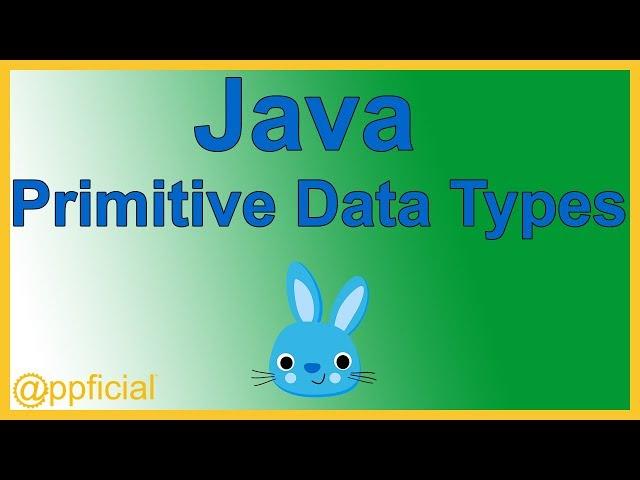 Java Primitive Data Types - byte short int long float double char and boolean - Java Tutorial