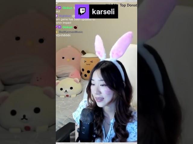 Talking to herself~ | karseli on #Twitch