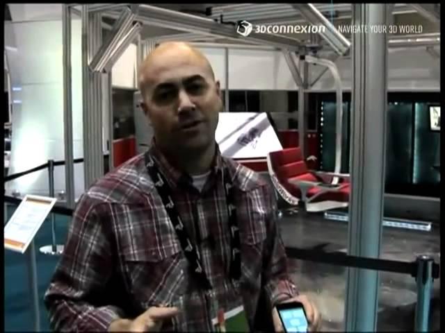 3D Mouse @ SolidWorks World 2011   YouTube 480p