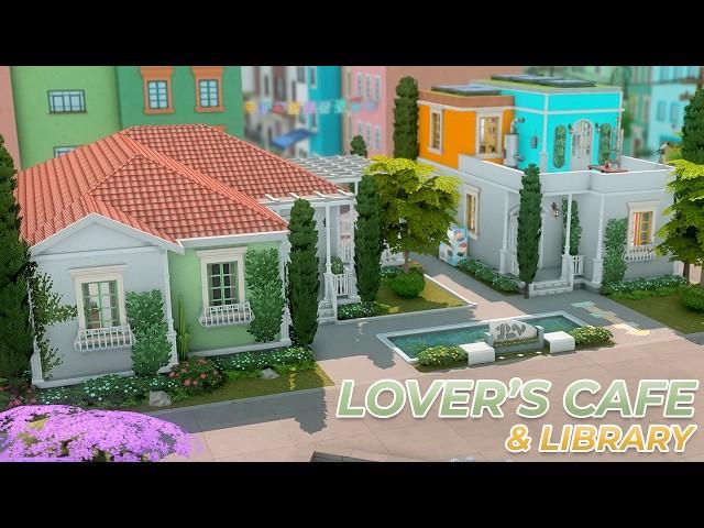 I built a LOVER'S CAFE for Single Sims In The Sims 4!