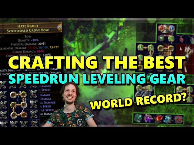 [PoE] Crafting the best leveling gear for Havoc's world record speedrun  - Stream Highlights #850