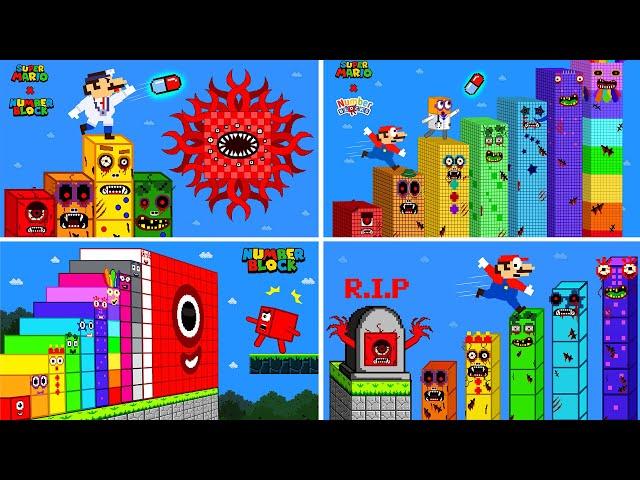 Funniest Dr. Mario's Giant Zombie Numberblocks Maze | videos ALL EPISODES (Season 25)