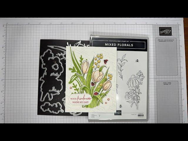 Stampin’ Up! Mixed Florals Thank You Card Tutorial #diy #papercrafting #thankyoucard #cardmaking