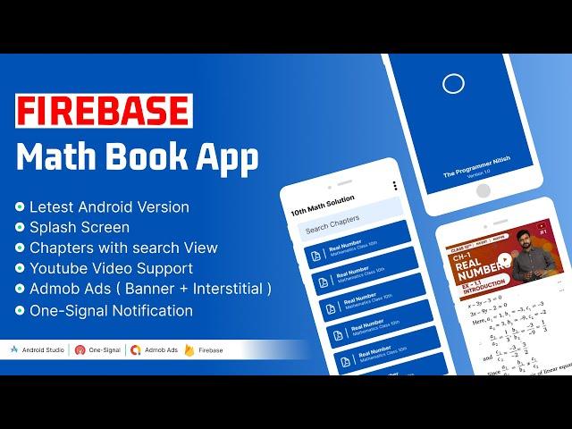 Firebase Book App in Android Studio | Android Studio | Firebase @TheProgrammerNitish