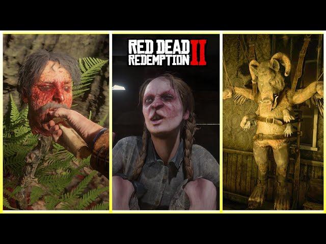 10 Most Creepiest Encounters in RDR2!