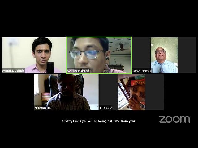 Bank Audit's Zoom Meeting