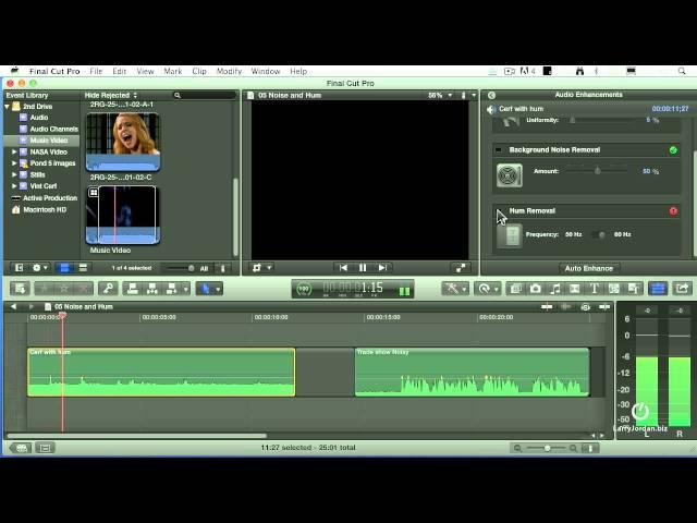 Repair Audio in Final Cut