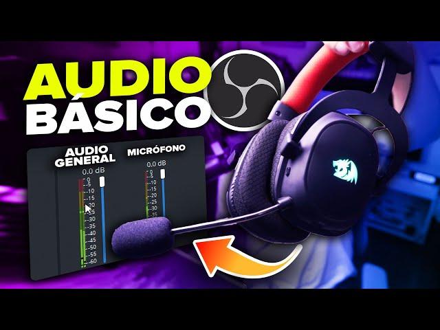  COMO CONFIGURAR EL AUDIO EN OBS FÁCIL Y SENCILLO CON HEADSET USB | Tutorial microfono/audifonos