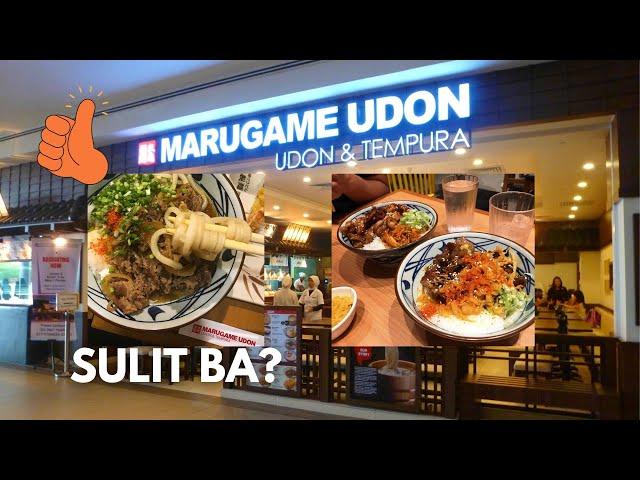 Marugame Udon Tour 2023 | Uptown mall BGC | Japanese restaurant