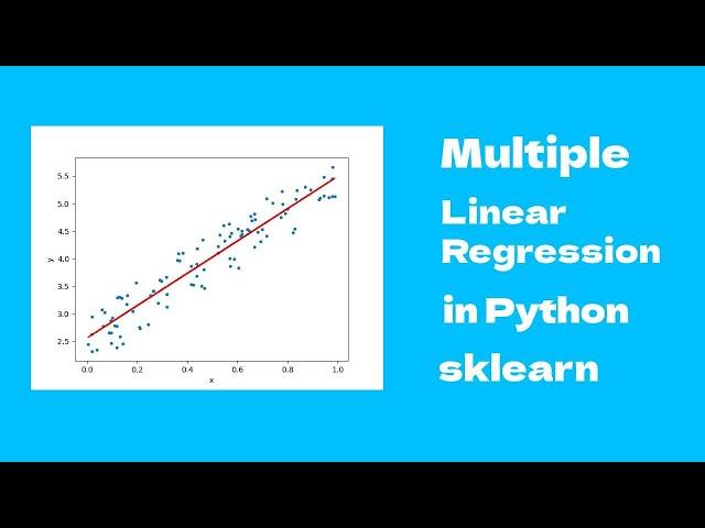 Multiple Linear Regression in Python - sklearn